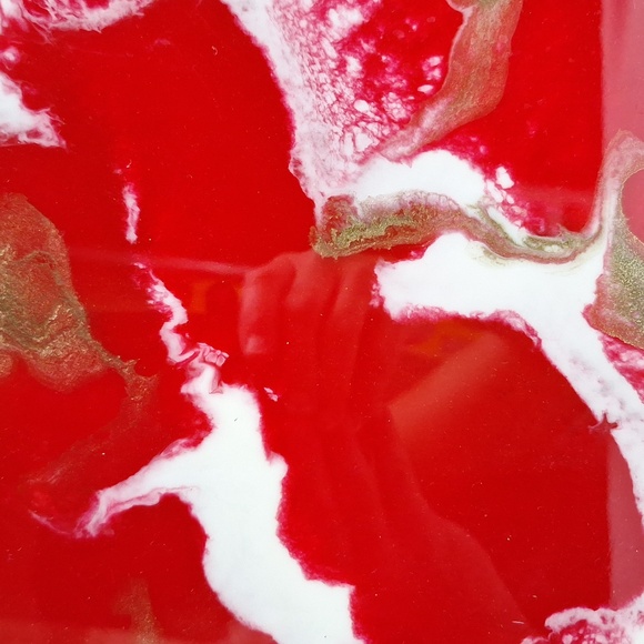 #ZZZ Beautiful bamboo resin nontoxic food safe serving tray - Picture 2 of 6